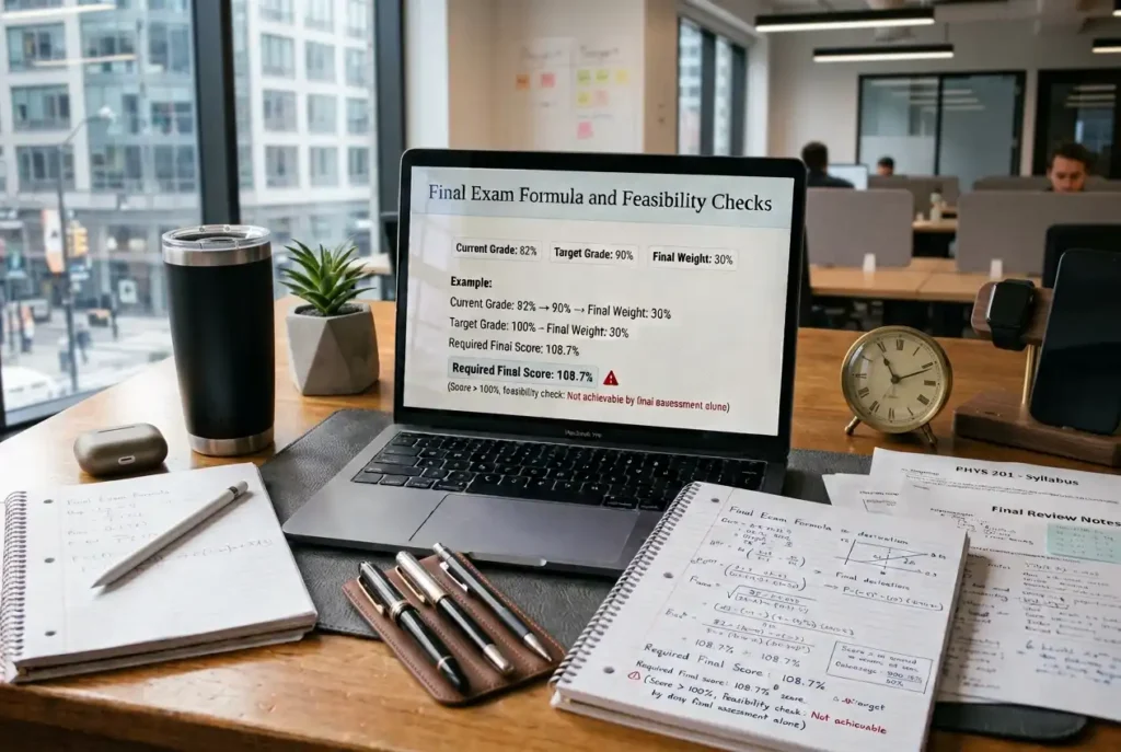 Final Exam Formula and Feasibility Checks